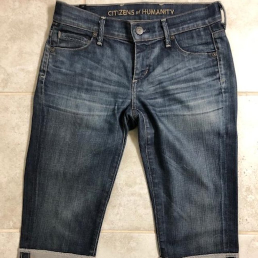 Citizens of Humanity Mid-rise Above Knee Sz 24 EUC
